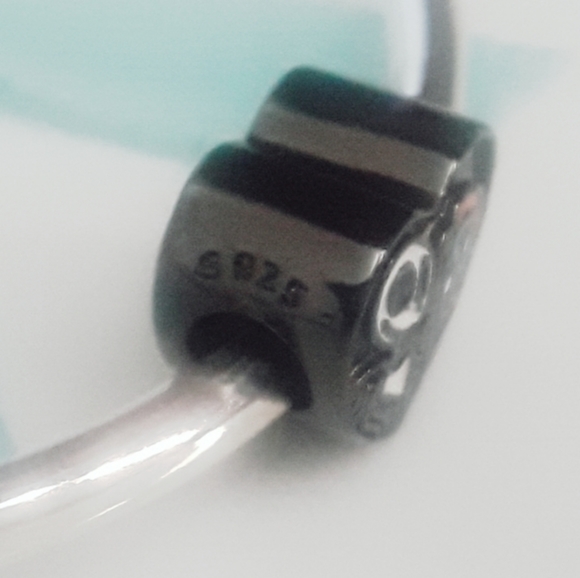 Jack Skellington & Sally Black Heart Nightmare Before Christmas charm S925 SS - Picture 5 of 8